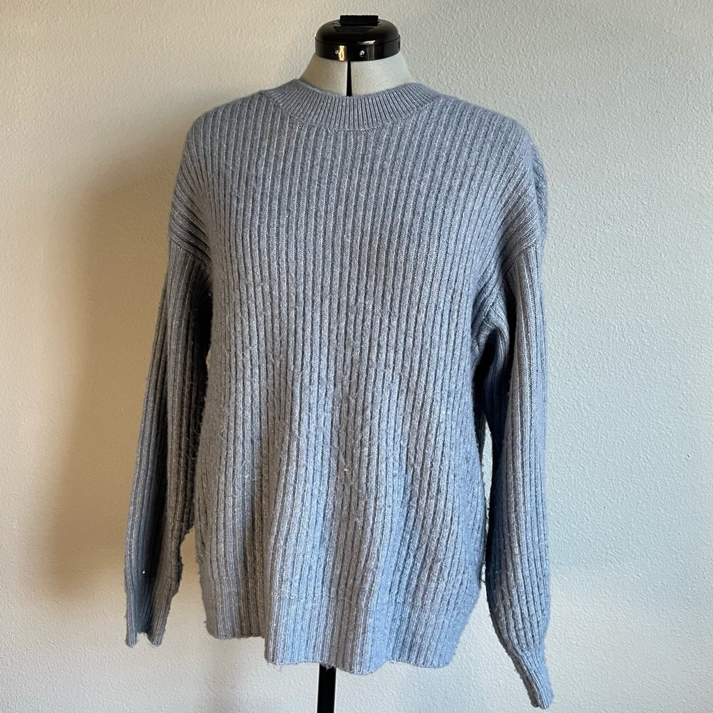 H&M Women’s Blue Knit Sweater